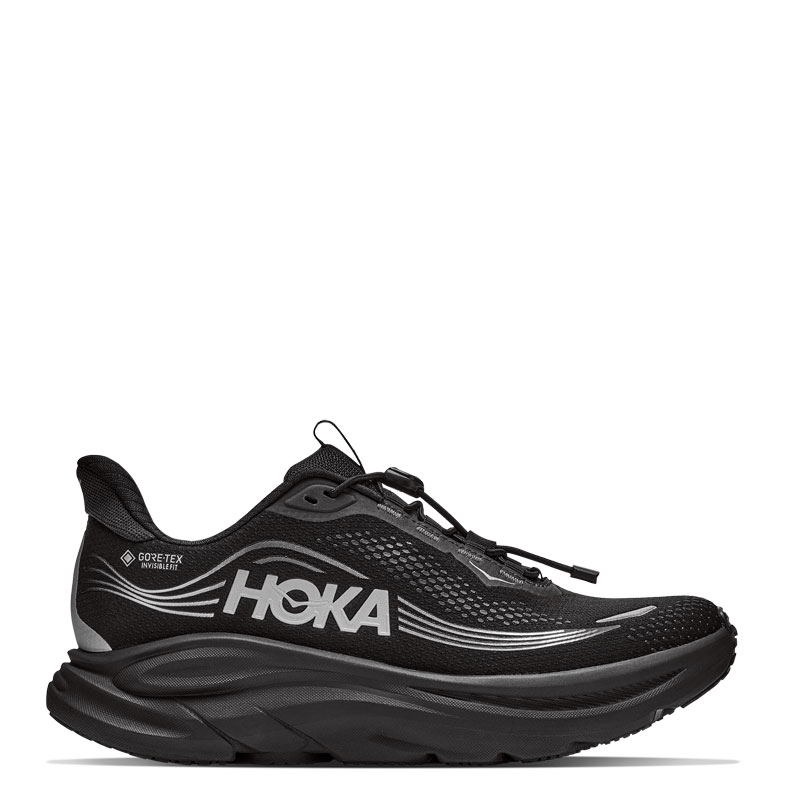 HOKA Clifton 11 GTX (1176574-BBLC)ΑΝΔΡΙΚΑ ΠΑΠΟΥΤΣΙΑ ΑΔΙΑΒΡΟΧΑ ΜΑΥΡΑ