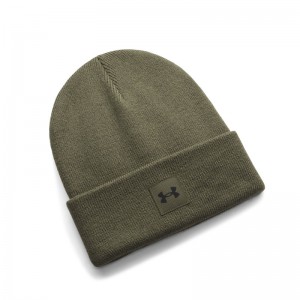 Under Armour Halftime Beanie (1373155-391)ΑΝΔΡΙΚΟΣ ΣΚΟΥΦΟΣ Marine OD Green//Black