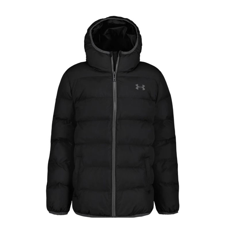 UNDER ARMOUR PRONTO PUFFER JACKET KIDS (UJFJM07F-001)ΕΦΗΒΙΚΟ ΜΠΟΥΦΑΝ ΜΕ ΚΟΥΚΟΥΛΑ ΑΔΙΑΒΡΟΧΟ BLACK/TITANIUM UNDER ARMOUR PRONTO PUFFER JACKET KIDS (UJFJM07F-001)ΕΦΗΒΙΚΟ ΜΠΟΥΦΑΝ ΜΕ ΚΟΥΚΟΥΛΑ ΑΔΙΑΒΡΟΧΟ BLACK/TITANIUM