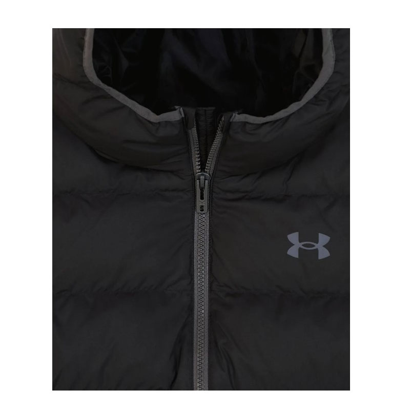 UNDER ARMOUR PRONTO PUFFER JACKET KIDS (UJFJM07F-001)ΕΦΗΒΙΚΟ ΜΠΟΥΦΑΝ ΜΕ ΚΟΥΚΟΥΛΑ ΑΔΙΑΒΡΟΧΟ BLACK/TITANIUM UNDER ARMOUR PRONTO PUFFER JACKET KIDS (UJFJM07F-001)ΕΦΗΒΙΚΟ ΜΠΟΥΦΑΝ ΜΕ ΚΟΥΚΟΥΛΑ ΑΔΙΑΒΡΟΧΟ BLACK/TITANIUM