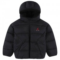Jordan Brooklyn Graphics Puffer (95G036-023)ΠΑΙΔΙΚΟ ΜΠΟΥΦΑΝ ΜΑΥΡΟ