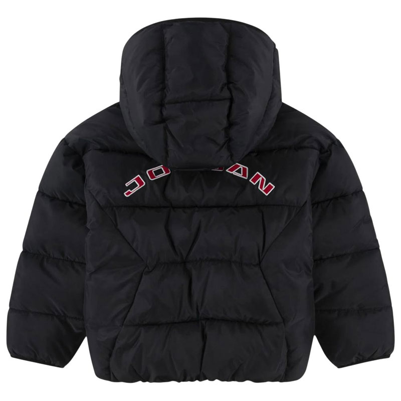 Jordan Brooklyn Graphics Puffer (95G036-023)ΠΑΙΔΙΚΟ ΜΠΟΥΦΑΝ ΜΑΥΡΟ