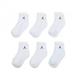 Jordan Everyday Essentials Ankle Socks 6 pairs (BJ0593-001)ΠΑΙΔΙΚΕΣ ΚΑΛΤΣΕΣ ΛΕΥΚΕΣ 6 ΤΕΜΑΧΙΑ