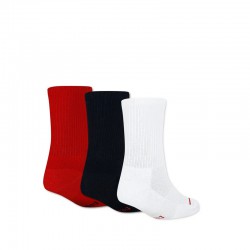 Jordan Everyday Elevated (BJ0883-R78)ΠΑΙΔΙΚΕΣ ΚΑΛΤΣΕΣ 3 ΖΕΥΓΑΡΙΑ ΜΑΥΡΟ/ΛΕΥΚΟ/ΚΟΚΚΙΝΟ