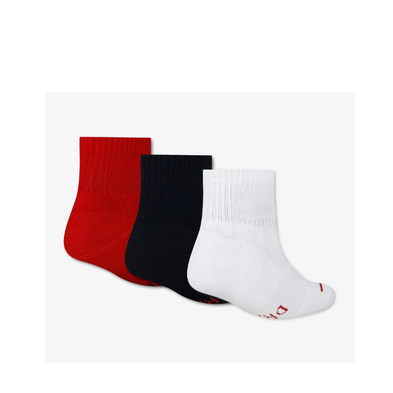 Nike Jordan Varsity Crew 3 Pack (BJ0884-R78)ΠΑΙΔΙΚΕΣ ΚΑΛΤΣΕΣ 3 ΖΕΥΓΑΡΙΑ ΜΑΥΡΟ/ΛΕΥΚΟ/ΚΟΚΚΙΝΟ