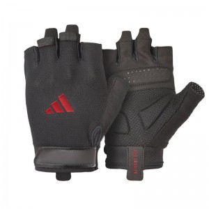 Adidas Essential Training Gloves Red MEDIUM (ADGB-15002RD)ΓΑΝΤΙΑ ΓΥΜΝΑΣΤΗΡΙΟΥ ΚΟΚΚΙΝΟ/ΜΑΥΡΟ