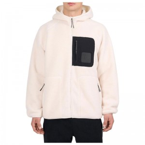 4F Ανδρική ζακέτα Fleece ΜΠΕΖ (4FWAW26TFLEM481-83S)