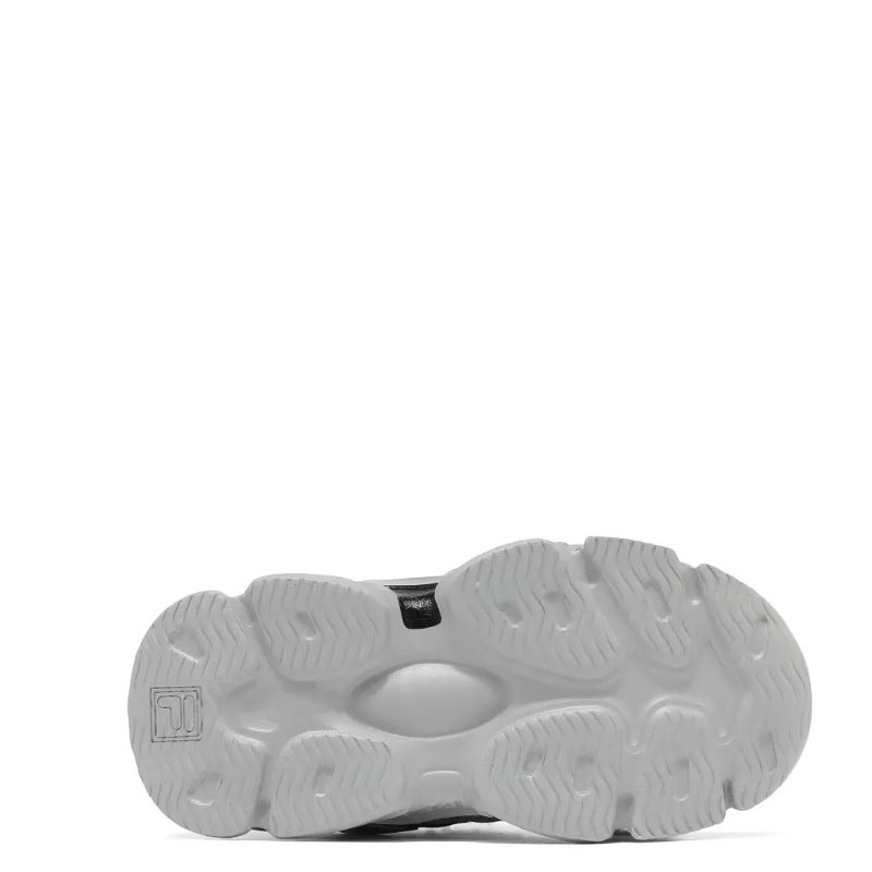 Fila Memory Spinel V Unisex Infants Shoes (7YF33002-036)ΒΡΕΦΙΚΑ ΠΑΠΟΥΤΣΙΑ ΜΑΥΡΟ/ΓΚΡΙ ΜΟΛΥΒΙ