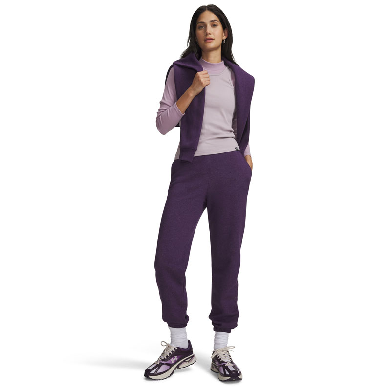 Under Armour UA Rival Fleece Gym Pants (6013551-526)ΓΥΝΑΙΚΕΙΟ ΠΑΝΤΕΛΟΝΙ ΦΟΡΜΑΣ Purple Echo Light Heather/Purple Echo
