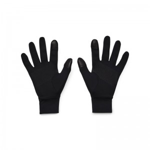 Under Armour Ua Storm Liner Unisex Gloves (1365973-001)unisex ΓΑΝΤΙΑ ΜΑΥΡΑ