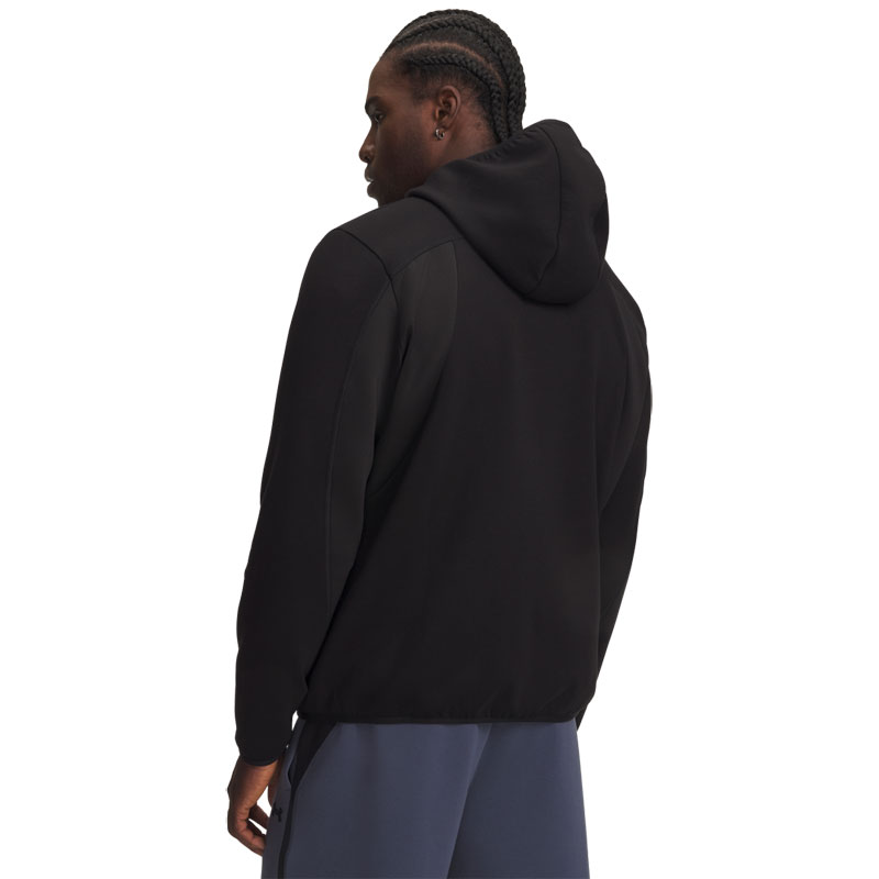 Under Armour Unstoppable Flc (6013433-008)ΑΝΔΡΙΚΗ ΖΑΚΕΤΑ ΜΑΥΡΗ