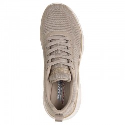 SKECHERS BOBS Sport B Flex Hi - Flying Hi (117385-TPGD)ΓΥΝΑΙΚΕΙΟ ΥΠΟΔΗΜΑ ΜΠΕΖ/ΧΡΥΣΟ