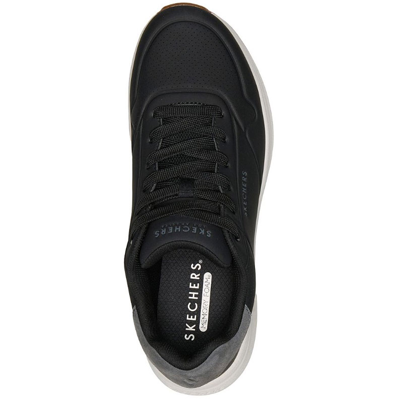 SKECHERS Uno Lite 2 MENS (183530-BLK)ΑΝΔΡΙΚΑ ΠΑΠΟΥΤΣΙΑ ΜΑΥΡΟ/ΛΕΥΚΟ