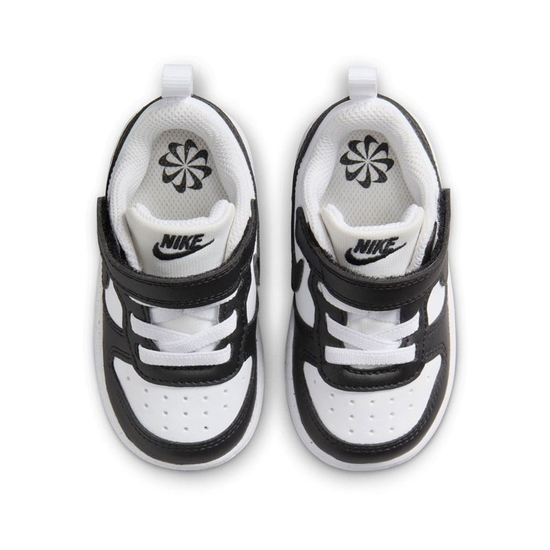 Nike Court Borough Low Recraft TDV (DV5458-131)ΒΡΕΦΙΚΑ ΠΑΠΟΥΤΣΙΑ ΛΕΥΚΟ/ΜΑΥΡΟ