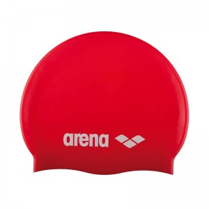 Arena Classic Silicone Jr Παιδικό Σκουφάκι Κολύμβησης (91670-44)ΚΟΚΚΙΝΟ