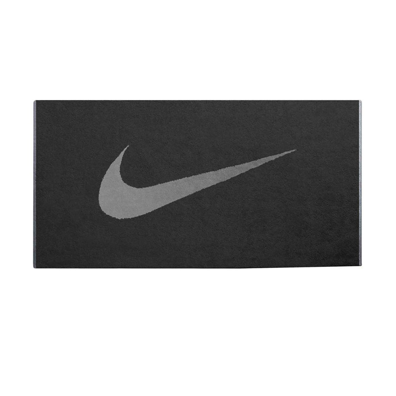 Nike Sport Hand Towel Medium (N.101.2435-046)ΠΕΤΣΕΤΑ ΓΥΜΝΑΣΤΗΡΙΟΥ ΜΑΥΡΗ 36cm x 81cm