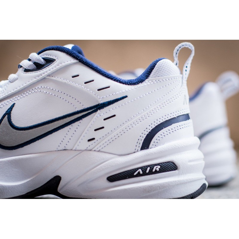 Nike Air Monarch IV (415445-102)Ανδρικά Παπουτσια  White / Metallic Silver