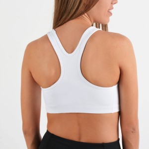 Nike Swoosh Futura Bra - Γυναικείο Μπουστάκι (AQ8108-100) Nike Swoosh Futura Bra - Γυναικείο Μπουστάκι (AQ8108-100)