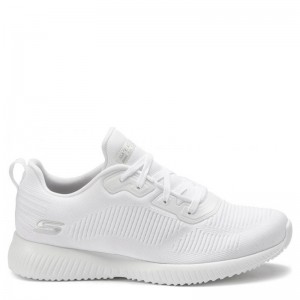 SKECHERS BOBS SPORT SQUAD - TOUGH TALK W 32504-WHT