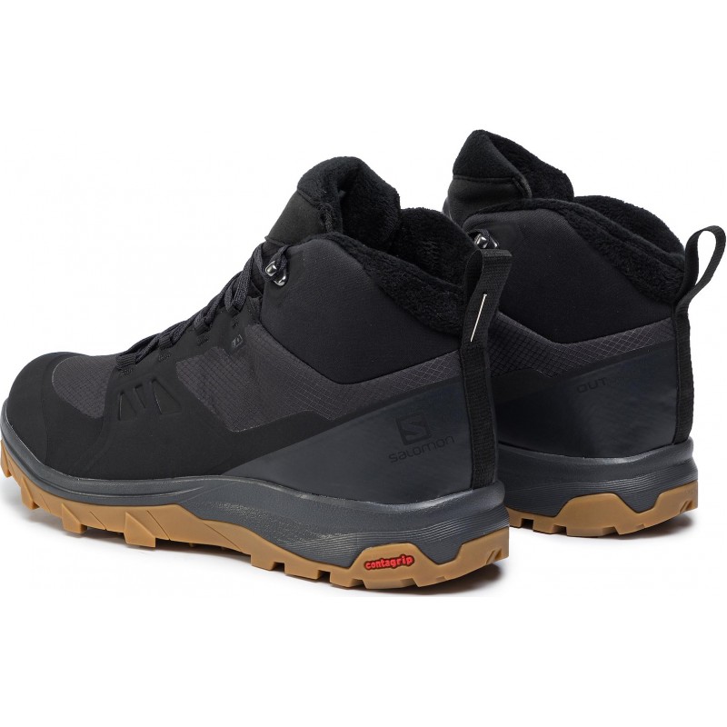 SALOMON WINTER OUTSNAR CSWP WATERPROOF (409220)ΜΑΥΡΟ ΑΝΔΡΙΚΟ ΥΠΟΔΗΜΑ