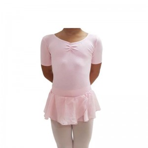 Go Dance Short Sleeve Leotard w/skirt ΚΟΡΜΑΚΙ ΡΟΖ 1104 Go Dance Short Sleeve Leotard w/skirt ΚΟΡΜΑΚΙ ΡΟΖ 1104