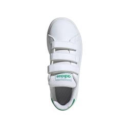 Adidas Advantage C (EF0223) ΛΕΥΚΟ/ΠΡΑΣΙΝΟ  ΠΑΙΔΙΚΟ ΥΠΟΔΗΜΑ