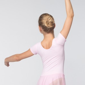 Grishko ΚΟΡΜΑΚΙ ΠΑΙΔΙΚΟ  SHORT SLEEVE LEOTARD, SKIRT, MICROFIBER DLD04MJU Grishko ΚΟΡΜΑΚΙ ΠΑΙΔΙΚΟ  SHORT SLEEVE LEOTARD, SKIRT, MICROFIBER DLD04MJU