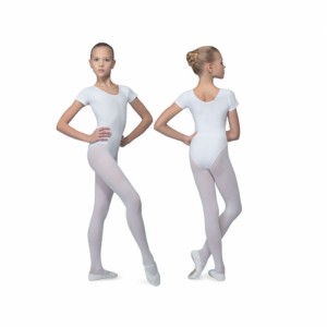 Grishko ΚΟΡΜΑΚΙ ΠΑΙΔΙΚΟ ΡΟΖ  SHORT SLEEVE LEOTARD, MICROFIBER DLD04M-WHITE Grishko ΚΟΡΜΑΚΙ ΠΑΙΔΙΚΟ ΡΟΖ  SHORT SLEEVE LEOTARD, MICROFIBER DLD04M-WHITE
