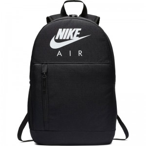 Nike Elemental Backpack (BA6032-010)ΤΣΑΝΤΑ ΠΛΑΤΗΣ 20 ΛΙΤΡΑ Μαύρο/Λευκό
