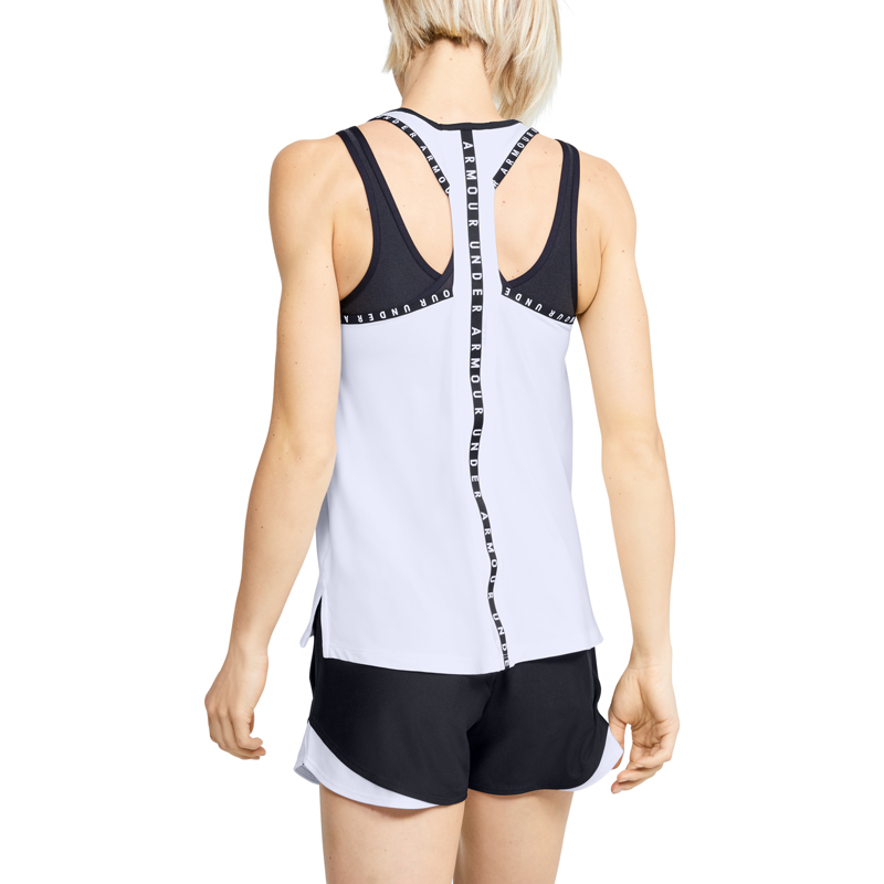 Under Armour Knockout Tank (1351596-100)ΓΥΝΑΙΚΕΙΟ ΑΜΑΝΙΚΟ T-SHIRT ΛΕΥΚΟ