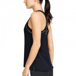 UNDER ARMOUR KNOCKOUT TANK (1351596-001)ΓΥΝΑΙΚΕΙΟ ΑΜΑΝΙΚΟ T-SHIRT ΜΑΥΡΟ