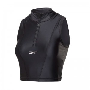 REEBOK ΓΥΝΑΙΚΕΙΟ ΜΑΥΡΟ ΤΟΠ  STUDIO HIGH INTENSITY CROP TANK TOP FI6820 REEBOK ΓΥΝΑΙΚΕΙΟ ΜΑΥΡΟ ΤΟΠ  STUDIO HIGH INTENSITY CROP TANK TOP FI6820