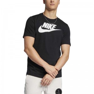 Nike Sportswear Tee Icon Futura (AR5004-010)ΑΝΔΡΙΚΟ T-SHIRT ΜΑΥΡΟ/ΛΕΥΚΟ