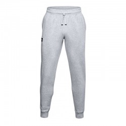 UNDER ARMOUR RIVAL FLEECE JOGGERS (1357128-011) ΑΝΔΡΙΚΟ ΠΑΝΤΕΛΟΝΙ ΜΕ ΛΑΣΤΙΧΟ ΓΚΡΙ