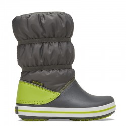 Crocs Crocband Winter Boot 206550-0GX-ΓΚΡΙ ΜΠΟΤΑΚΙ ΠΑΙΔΙΚΟ