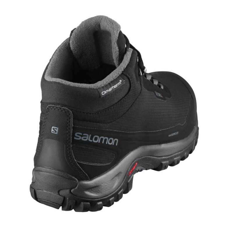 SALOMON  SHELTER CS WATERPROOF (411104) ΑΝΔΡΙΚΟ ΜΠΟΤΑΚΙ ΜΑΥΡΟ