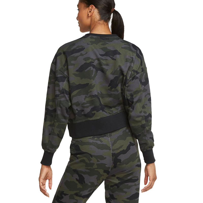 Nike Dri-FIT Get Fit Camo Training Thunder Grey (CU4621-082)ΓΥΝΑΙΚΕΙΑ ΜΠΛΟΥΖΑ