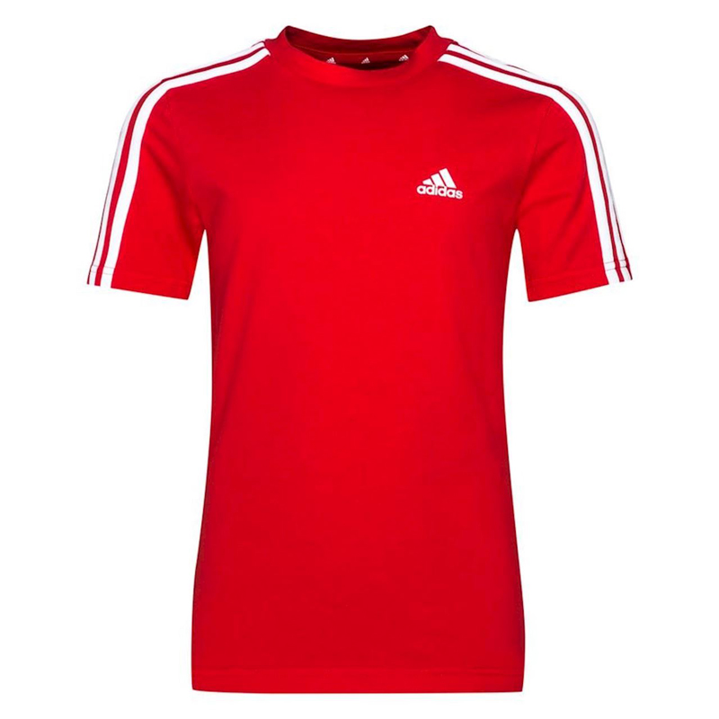 Adidas Essentials 3-Stripes Tee GN3997-ΚΟΚΚΙΝΟ ΠΑΙΔΙΚΟ T-SHIRT