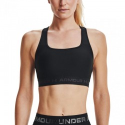 UNDER ARMOUR CROSSBACK MID BRA ΜΠΟΥΣΤΑΚΙ ΜΑΥΡΟ(1361034-001)