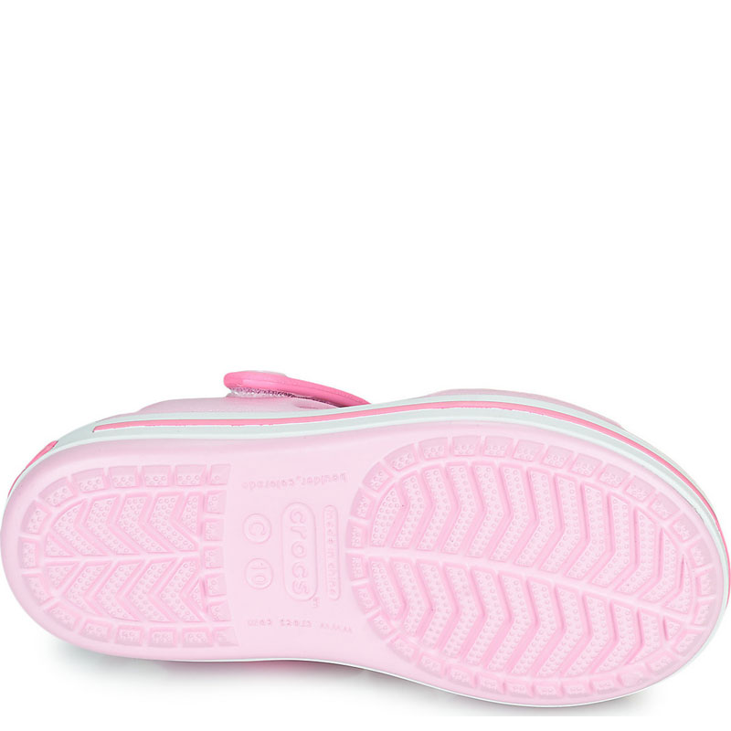 Crocs Crocband 12856-6GD ΡΟΖ ΠΑΙΔΙΚΑ ΠΕΔΙΛΑΚΙΑ