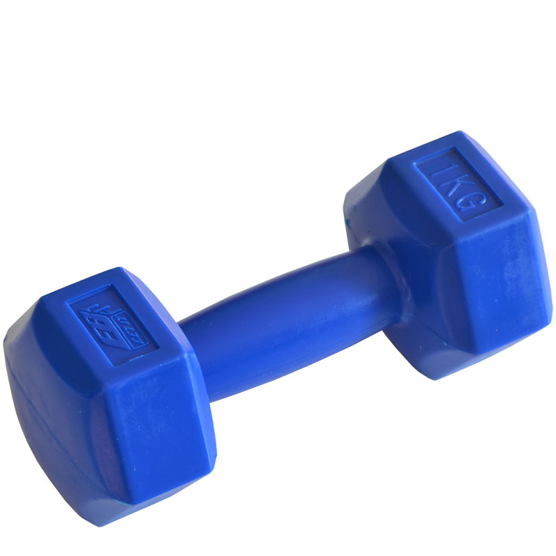 EB FIT Composite dumbbell 1 kg ΜΠΛΕ (588945)1 ΤΕΜΑΧΙΟ