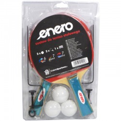 ENERO PING-PONG SET (1010946)2 ΡΑΚΕΤΕΣ 3 ΜΠΑΛΑΚΙΑ ΚΑΙ ΔΙΧΤΥ