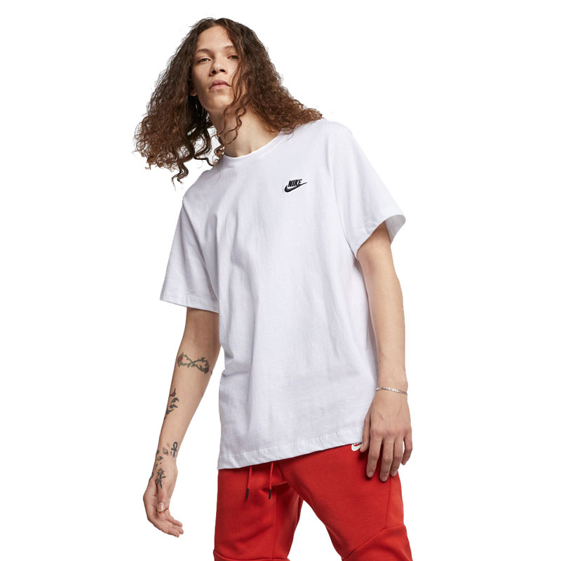 Nike Sportswear Club AR4997-101 ΛΕΥΚΟ T-SHIRT