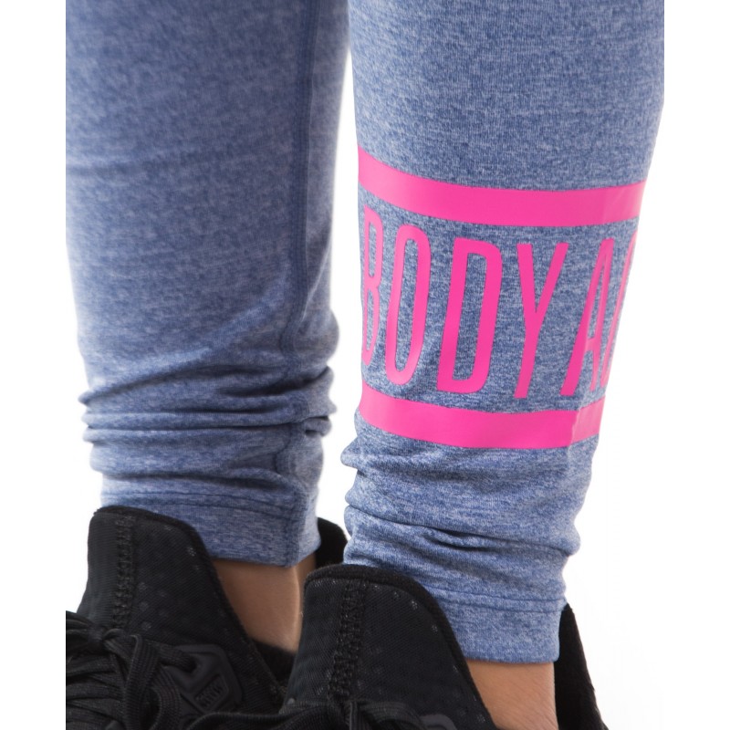 BODY ACTION WOMEN LEGGINGS CEAL/PINK Αθλητικό Κολάν