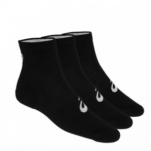 Asics Quarter Socks 3 ζεύγη ΚΑΛΤΣΕΣ ΜΑΥΡΕΣ 155205-0900 Asics Quarter Socks 3 ζεύγη ΚΑΛΤΣΕΣ ΜΑΥΡΕΣ 155205-0900