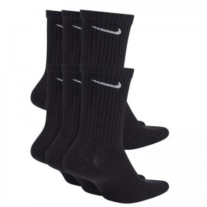 Nike Everyday Cushioned Training Crew Socks ΜΑΥΡΕΣ 6 ζεύγη (SX7666-010) Nike Everyday Cushioned Training Crew Socks ΜΑΥΡΕΣ 6 ζεύγη (SX7666-010)
