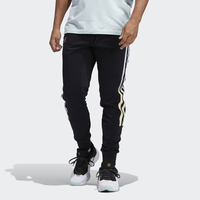Adidas Παντελόνι Φόρμας με Λάστιχο Μαύρο (HB6766)