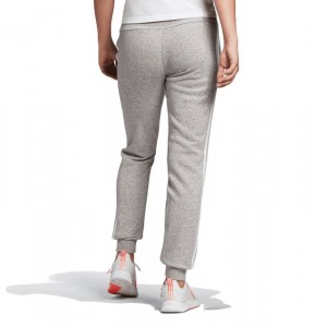 Adidas Essentials French Terry 3-Stripes Παντελόνι Γυναικείας Φόρμας με Λάστιχο Γκρι