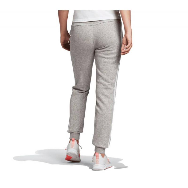 Adidas Essentials French Terry 3-Stripes Παντελόνι Γυναικείας Φόρμας με Λάστιχο Γκρι