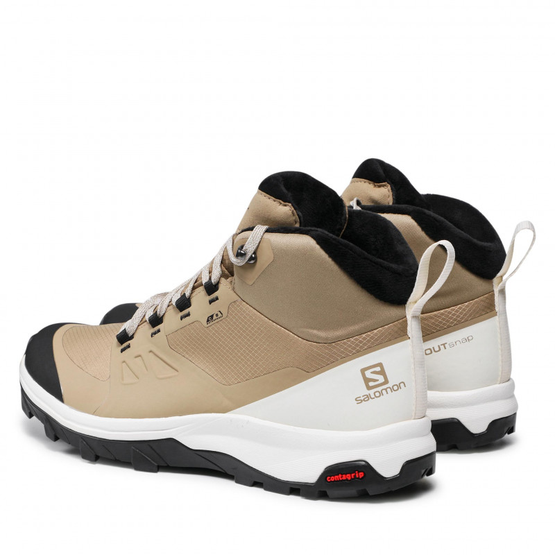 Salomon Outsnap CSWP Μποτάκι WATERPROOF Μπεζ (414411)